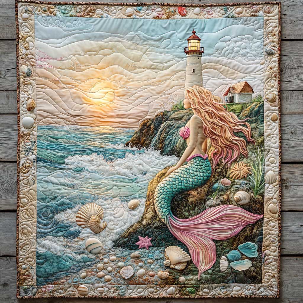 The Mermaid and the Dawn CQ1205014CL Quilt