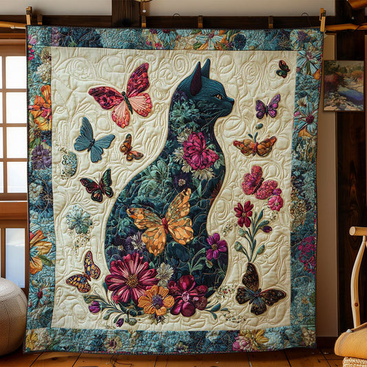 Whimsical Cat Dreams WN2403125CL Quilt