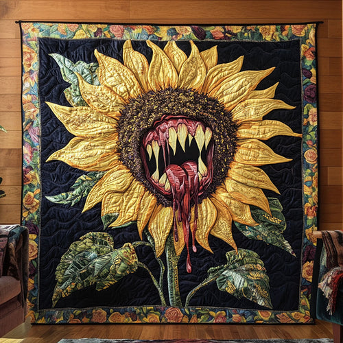 Terrifying Sunflower Abyss WN1209033CL Quilt