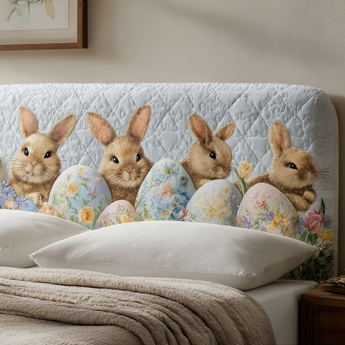 Charming Bunny XR2612008CL Quilted Headboard Slipcover
