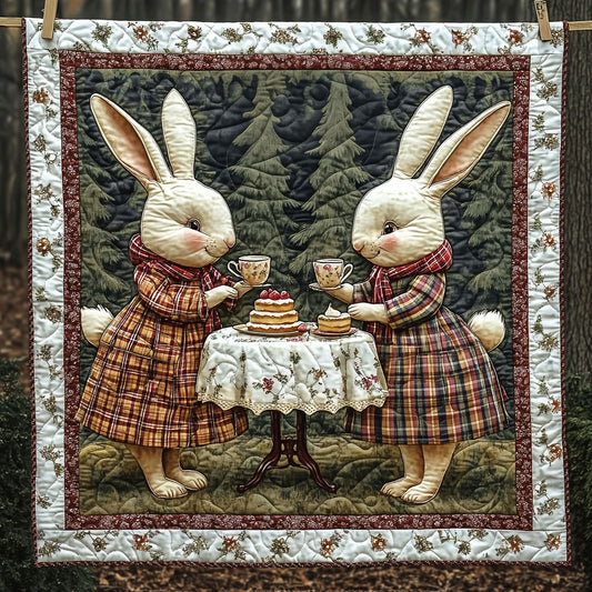 Rabbit Tea Time LT1509059CL Quilt
