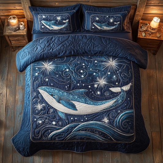 Mystic Midnight Whale WY3012047CL Duvet Cover Set