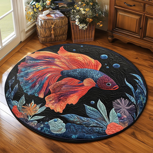 Betta Fish WP2605001CL Quilted Round Mat