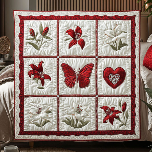 Crimson Butterfly WN0509012CL Quilt