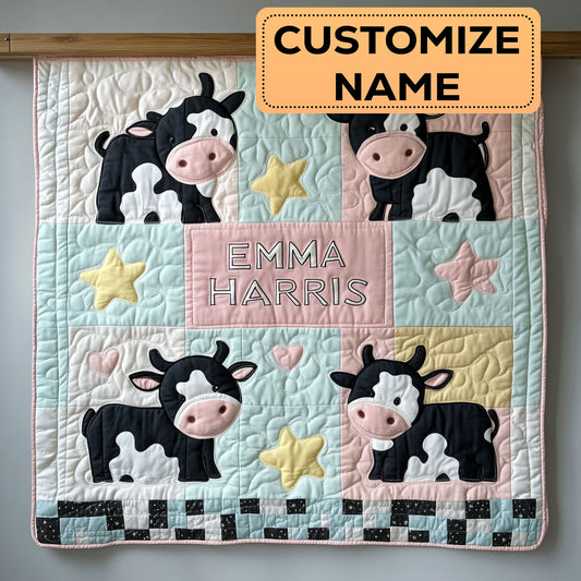 Baby Cow CW3107006CL Personalized Baby Quilt