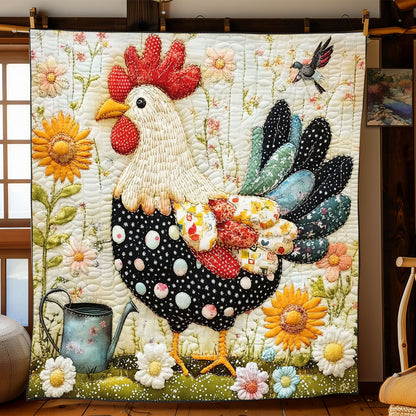 Chicken Charm WJ2712012CL Quilt