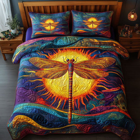 Solar Flare Dragonfly LT0310027CL Duvet Cover Set