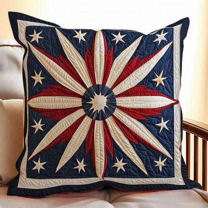 Patriotic Star WX1306086CL Quilt Pillow Case