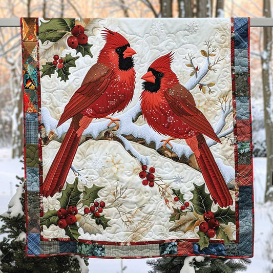 Cardinal Christmas Eve WN1810010CL Quilt