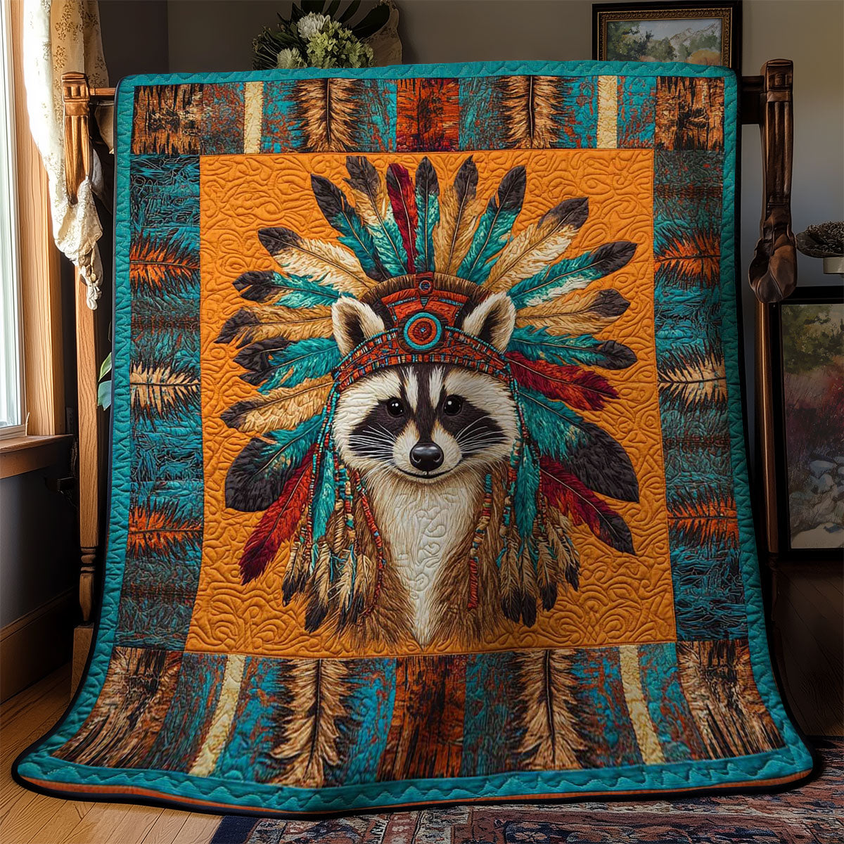 Wild Raccoon Dream WN2401026CL Quilt