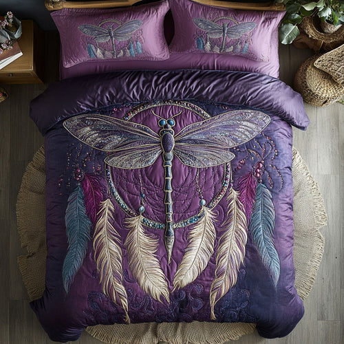 Dragonfly Enchanted Flight CW0210054CL Duvet Cover Set