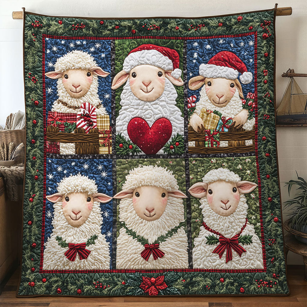Festive Light Sheep WN3010024CL Quilt