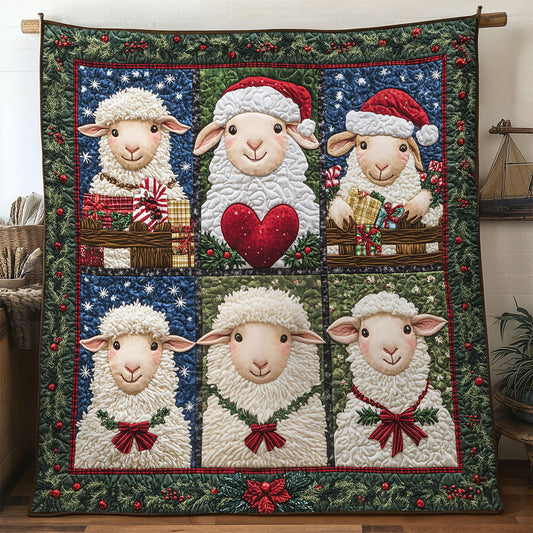 Festive Light Sheep WN3010024CL Quilt