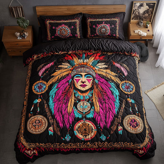 Mystic Tribal Queen WY0707069CL Duvet Cover Set
