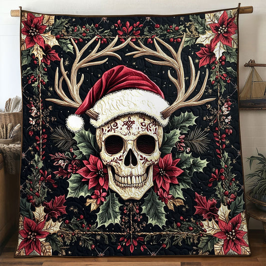 Skull Festive Bloom WN0310063CL Quilt