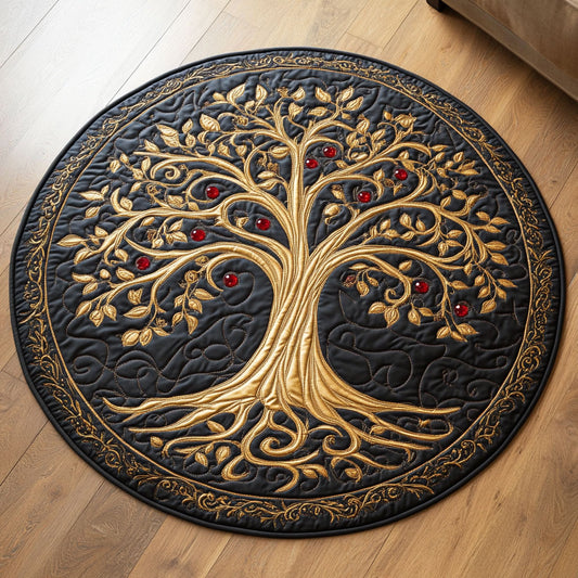 Timeless Branch CP0210086CL Quilted Round Mat