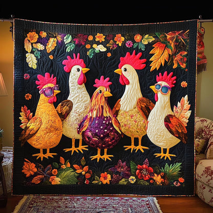 Cozy Coop In Fall WY0108059CL Quilt