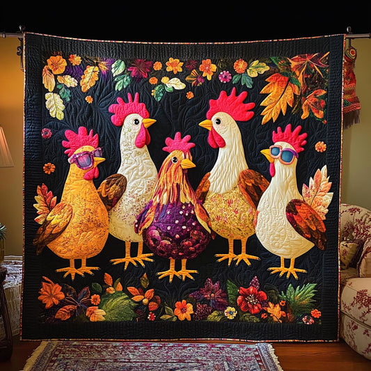 Cozy Coop In Fall WY0108059CL Quilt