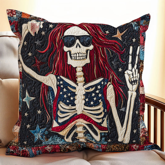 Happy Skull WX0406092CL Quilt Pillow Case