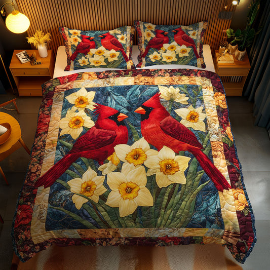 Golden Cardinal WN2102010CL Duvet Cover Set