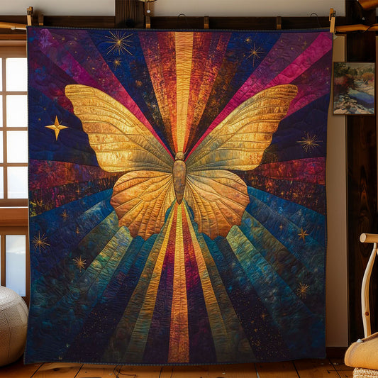 Golden Butterfly WN3012027CL Quilt