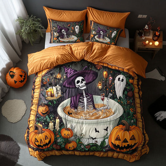 Witchy Skeleton WN2008128CL Duvet Cover Set