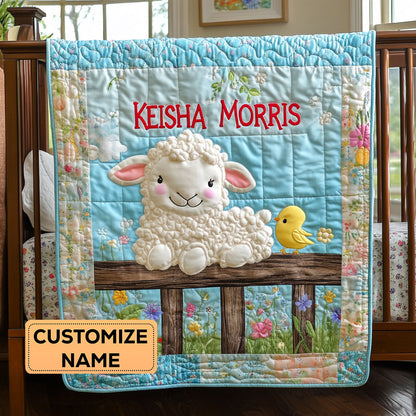 Little Friend CP0108013CL Personalized Baby Quilt