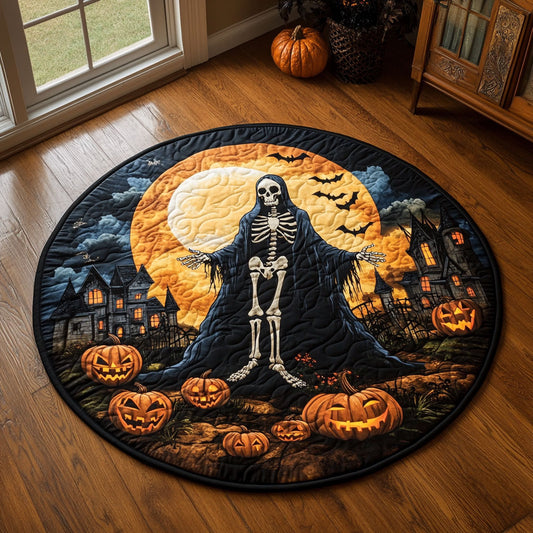 Ghost Halloween Festival WY1808042CL Quilted Round Mat