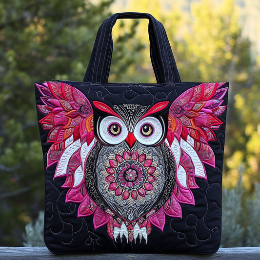 Bold Owl WN2709006CL Quilted Tote Bag