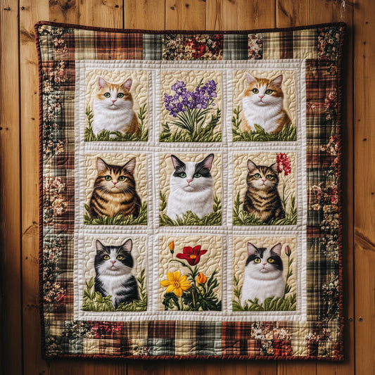 Warm Bloom Cat WN0611109CL Quilt