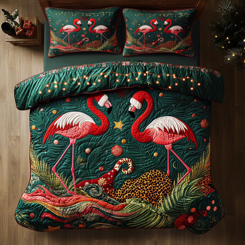 Flamingo Mistletoe Mood WN1107022CL Duvet Cover Set