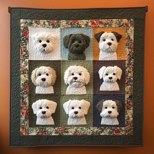 Vintage Havanese WJ0212036CL Quilt