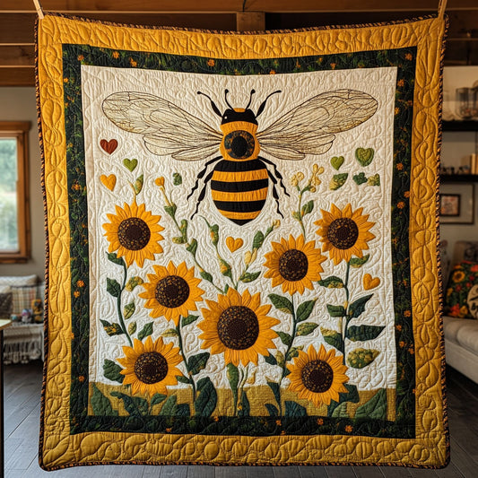 Sunflower Bee LT2811025CL Quilt