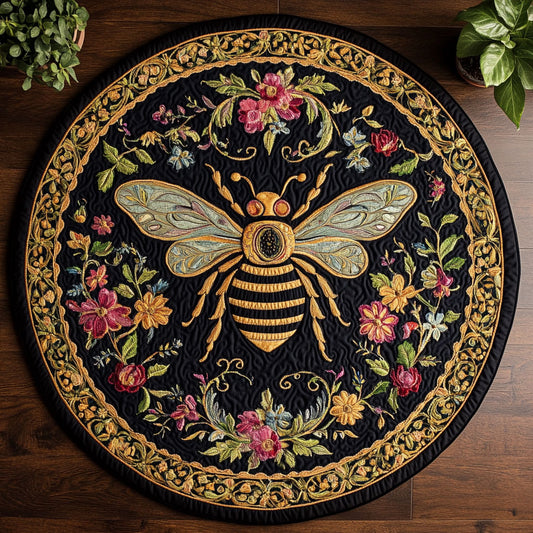 Amber Threads CM0905033CL Quilted Round Mat