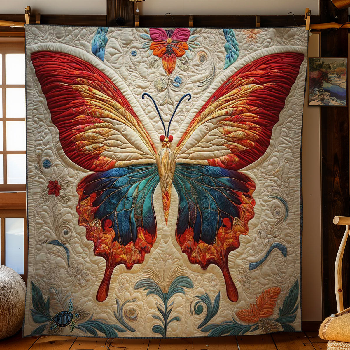 Enchanted Butterfly Flight WN1612008CL Quilt