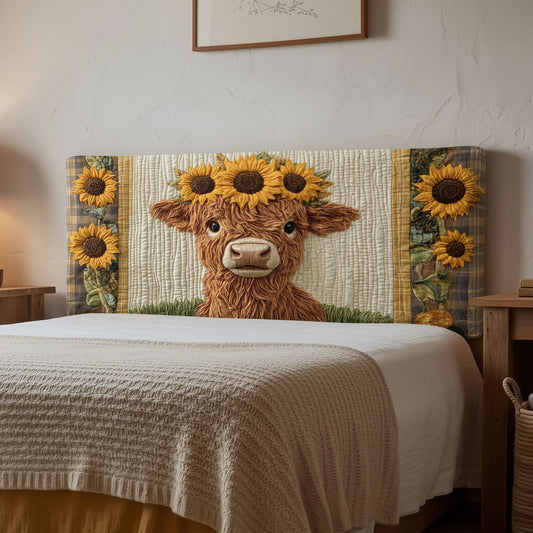 Golden Moo CP1912003CL Quilted Headboard Slipcover