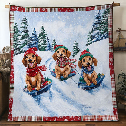 Snowflake Dachshund WN1211098CL Quilt