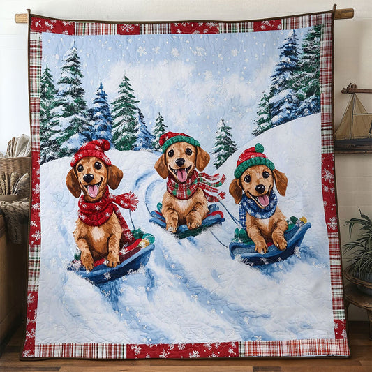 Snowflake Dachshund WN1211098CL Quilt