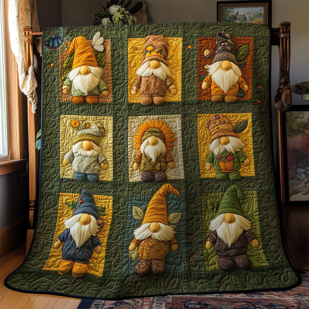 Happy Gnome WN1411068CL Quilt