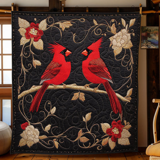 Cardinal Couple WY1902057CL Quilt