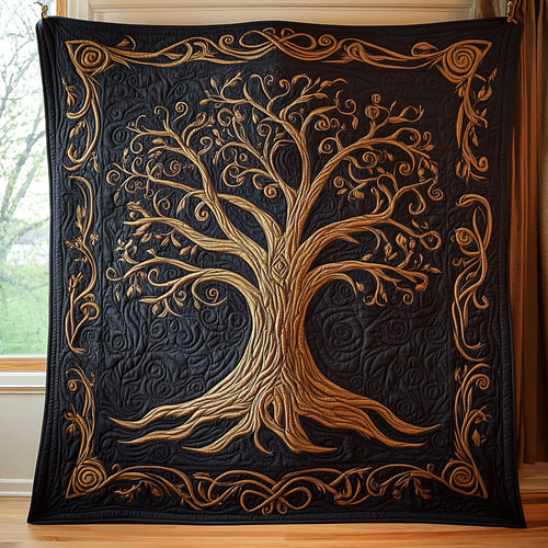 Golden Branches CP0210026CL Quilt