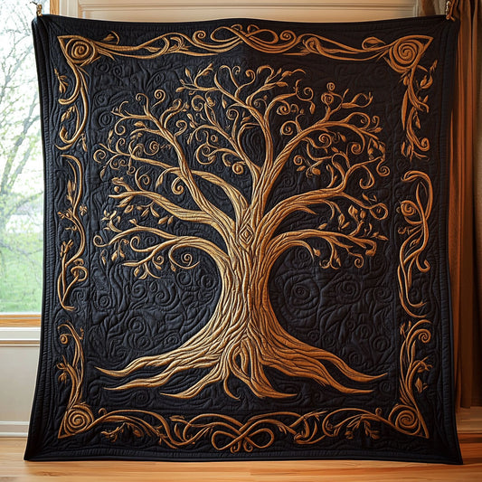 Golden Branches CP0210026CL Quilt