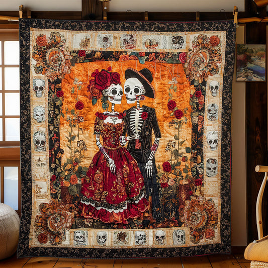 Valentine Of Skeleton WY1802021CL Quilt