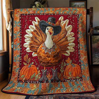 Thanksgiving Turkey Charm WN0801026CL Quilt