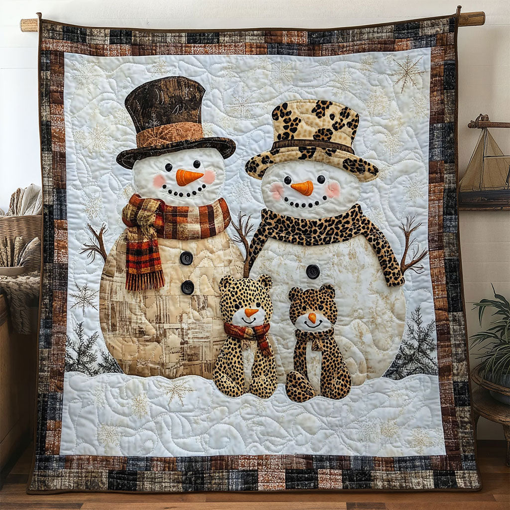Winter Gathering Snowman WN1411052CL Quilt