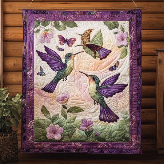 Hummingbird Whimsy YR1101038CL Quilt