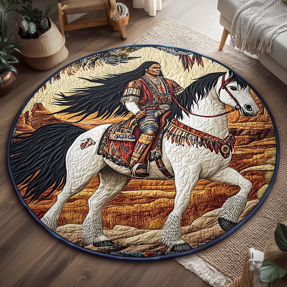 Tawa Spirit WJ0204023CL Quilted Round Mat