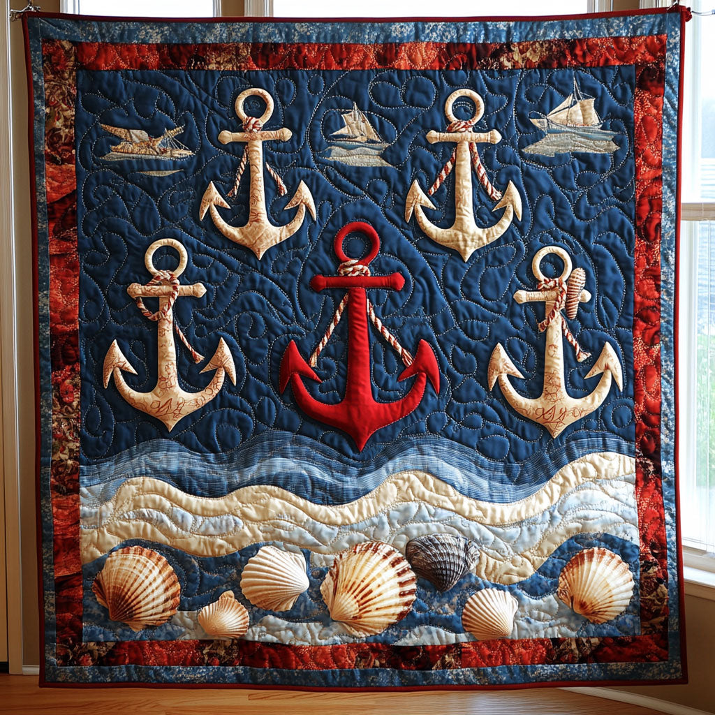 Nautical Anchor WJ0204002CL Quilt