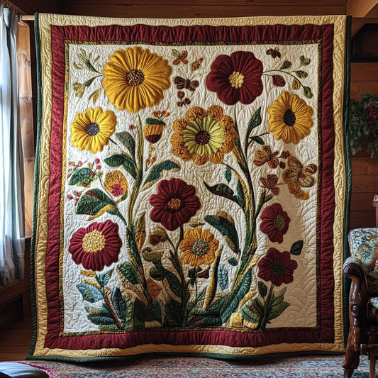 Goldenlight Flower WN0808038CL Quilt