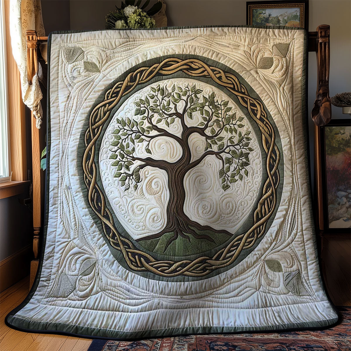 Elegant Tree Of Life WN0601023CL Quilt